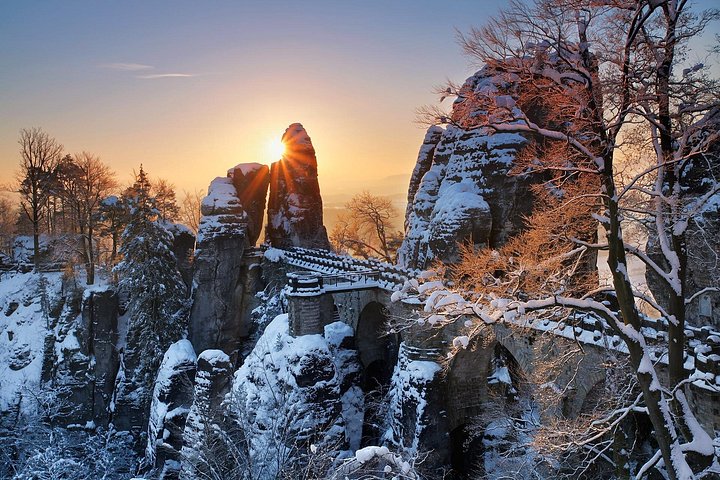 Tagesausflug zum Nationalpark Böhmische und Sächsische Schweiz von Prag, mit Naturlandschaften und Brücken, Foto 42 | wizardtrip