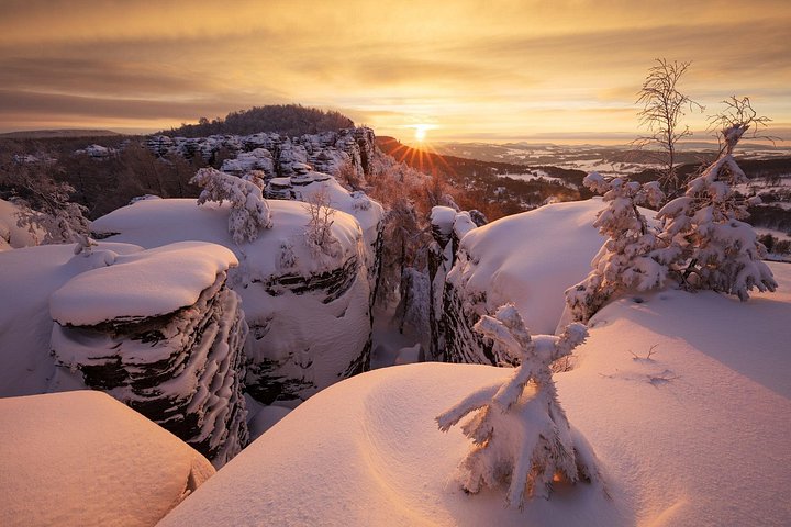 Tagesausflug zum Nationalpark Böhmische und Sächsische Schweiz von Prag, mit Naturlandschaften und Brücken, Foto 44 | wizardtrip