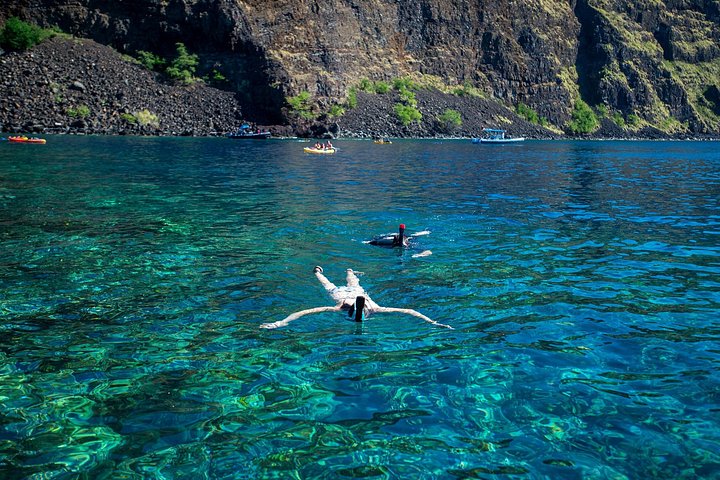 Power catamaran snorkel tour op Big Island, Hawaï, die Kealakekua Bay en zeeleven verkent, foto 20 | wizardtrip