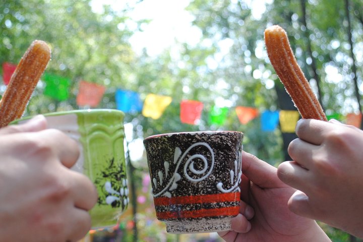 Cykeltur genom Frida Kahlos Coyoacán-kvarter i Mexico City, inklusive marknader och churros, foto 6 | wizardtrip