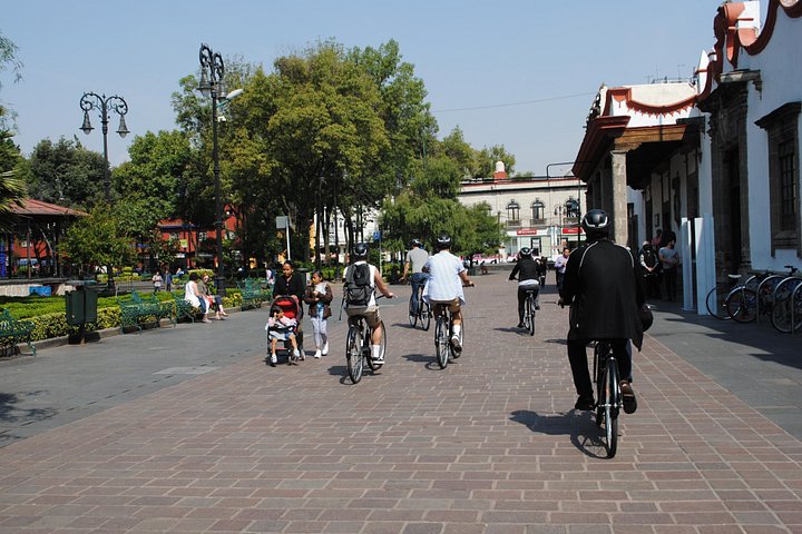 Cykeltur genom Frida Kahlos Coyoacán-kvarter i Mexico City, inklusive marknader och churros, foto 9 | wizardtrip