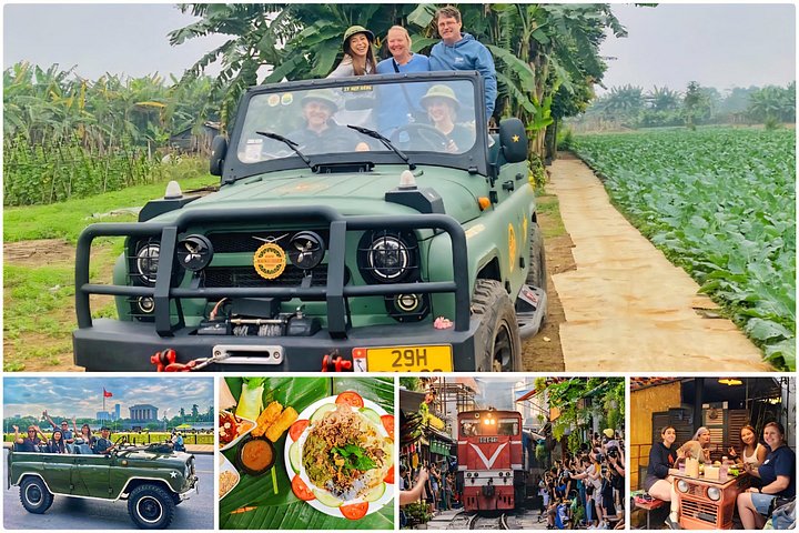 Hanoi Food and Culture Sightseeing Army Jeep Tour | wizardtrip