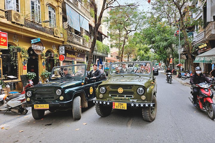 Experience Hanoi's vibrant culture and cuisine from a vintage army jeep, exploring streets and tasting local food, photo 20 | wizardtrip