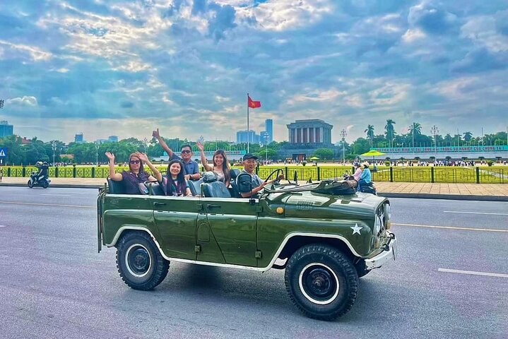 Experience Hanoi's vibrant culture and cuisine from a vintage army jeep, exploring streets and tasting local food, photo 22 | wizardtrip