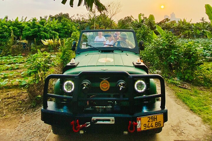 Experience Hanoi's vibrant culture and cuisine from a vintage army jeep, exploring streets and tasting local food, photo 25 | wizardtrip
