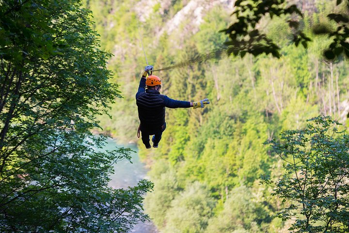 Malerisches Zipline-Abenteuer über die Alpen in Bled, Slowenien, Foto 6 | wizardtrip