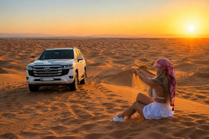 Evening desert safari in Dubai with dune bashing, quad biking, camel rides, and BBQ dinner, photo 7 | wizardtrip