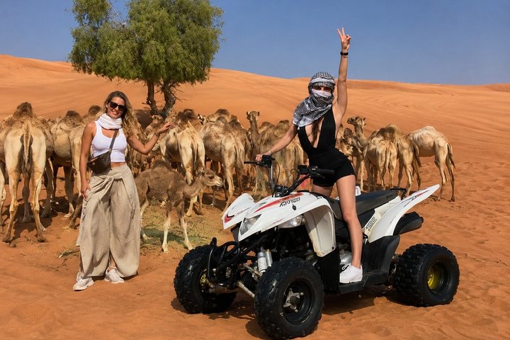 Evening desert safari in Dubai with dune bashing, quad biking, camel rides, and BBQ dinner, photo 16 | wizardtrip