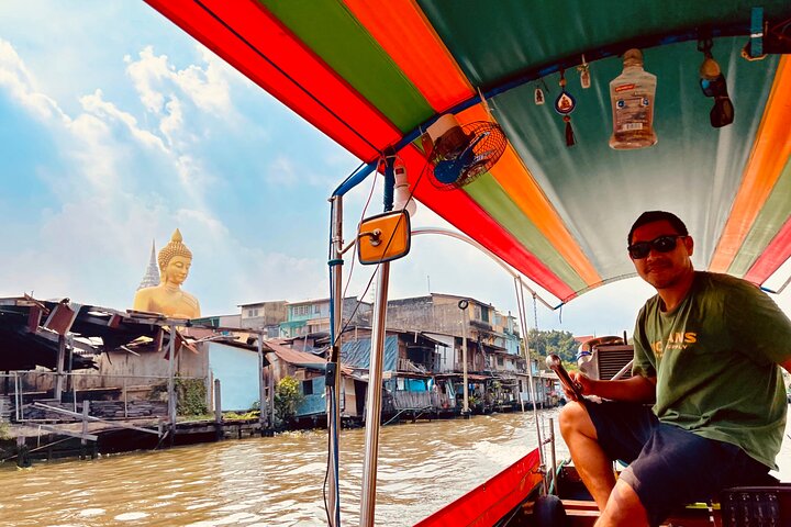 Bangkok longtailbåtstur genom kanaler, besök konstnärsby och Big Buddha, foto 7 | wizardtrip