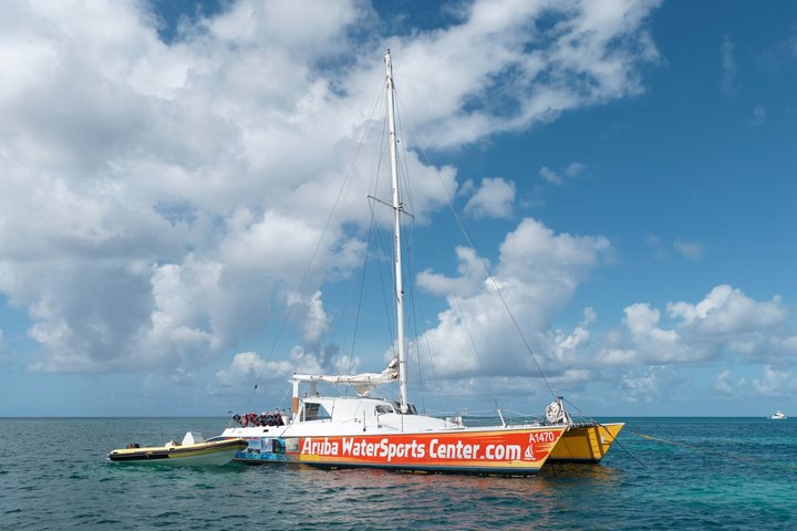 Catamaran zeil- en snorkelavontuur op Aruba met stops bij scheepswrakken en koraalriffen, foto 19 | wizardtrip