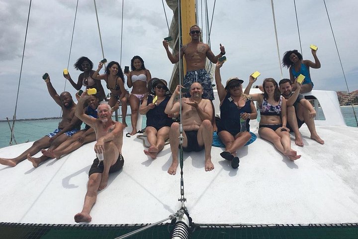 Catamaran zeil- en snorkelavontuur op Aruba met stops bij scheepswrakken en koraalriffen, foto 22 | wizardtrip