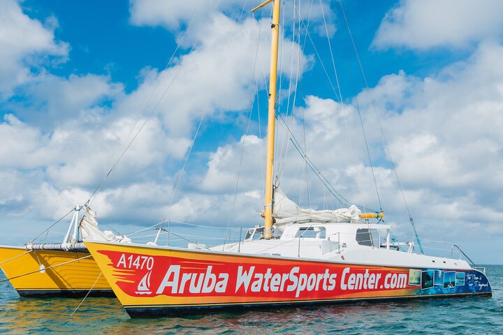 Catamaran zeil- en snorkelavontuur op Aruba met stops bij scheepswrakken en koraalriffen, foto 24 | wizardtrip