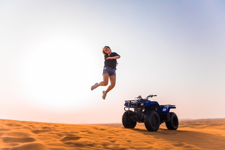 Experience a thrilling Dubai desert safari with dune bashing, quad biking, camel rides, and a BBQ dinner, photo 7 | wizardtrip