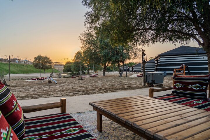 Experience a Dubai desert sunset camel ride with BBQ dinner and traditional camp activities, photo 18 | wizardtrip