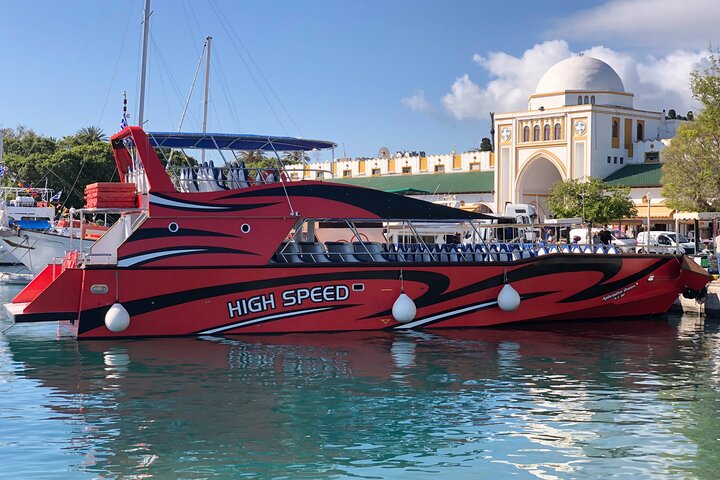 Hurtig bådtur fra Rhodos til Symi med badestop ved St. George's Bay, foto 9 | wizardtrip