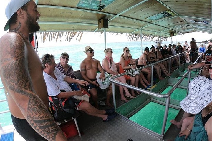 Cruzeiro de barco com fundo de vidro e snorkel na Lagoa Muri, Rarotonga, com almoço BBQ, foto 7 | wizardtrip