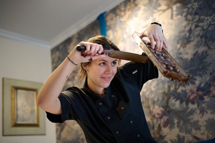 Praktischer Workshop zur Herstellung belgischer Pralinen in Brüssel, bei dem Pralinen und "Mendiants" kreiert werden, Foto 6 | wizardtrip