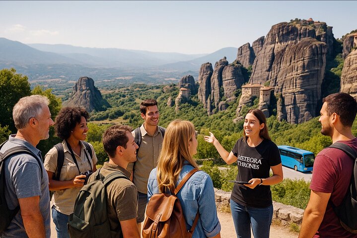 Dagtocht naar Meteora-kloosters vanuit Athene, met prachtige rotsformaties en oude religieuze locaties, foto 9 | wizardtrip