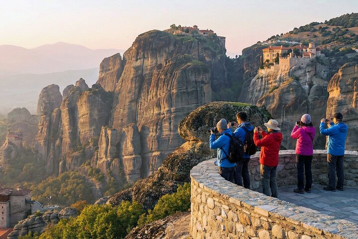 Dagtocht naar Meteora-kloosters vanuit Athene, met prachtige rotsformaties en oude religieuze locaties, foto 11 | wizardtrip
