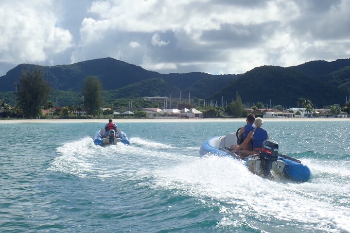 Self-drive boat tour and snorkeling adventure along Antigua's coast to Cades Reef, photo 6 | wizardtrip